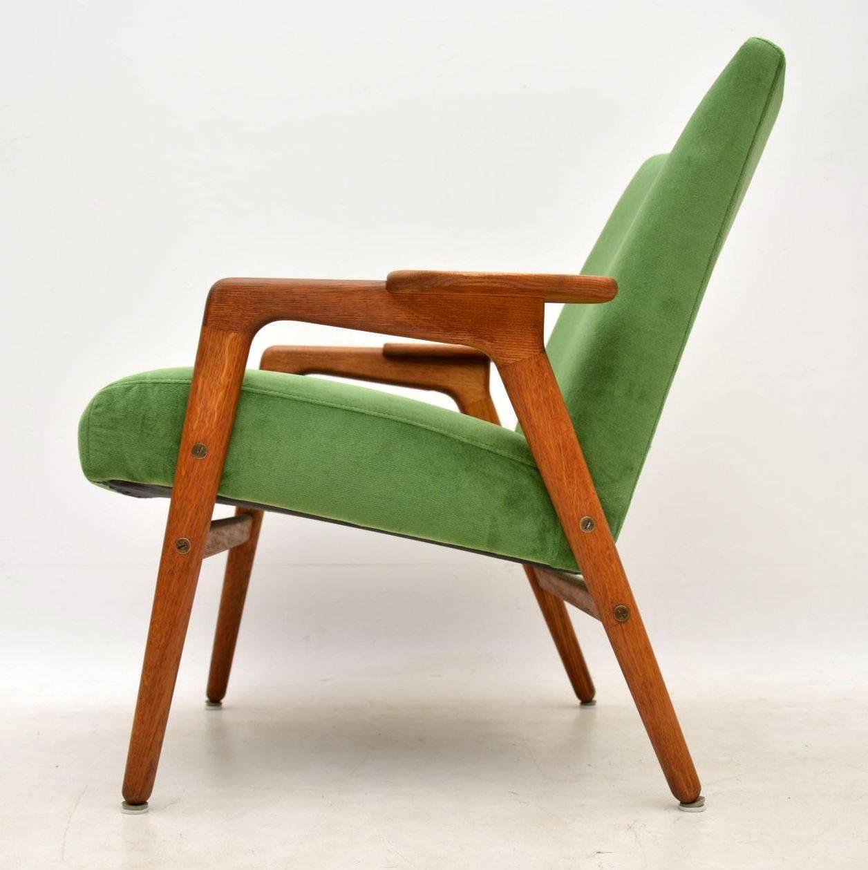 1960s Vintage Swedish Teak Armchair by Yngve Ekstrom 1