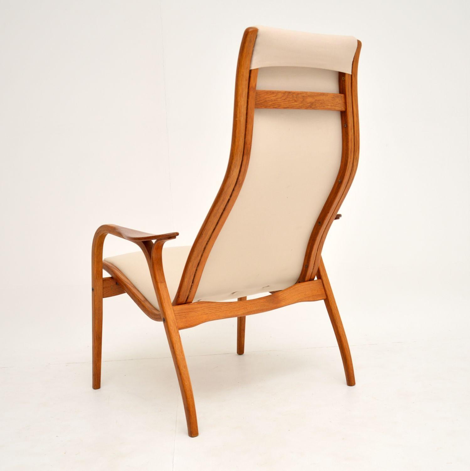 1960s Vintage Swedish Teak Lamino Armchair by Yngve Ekstrom 1