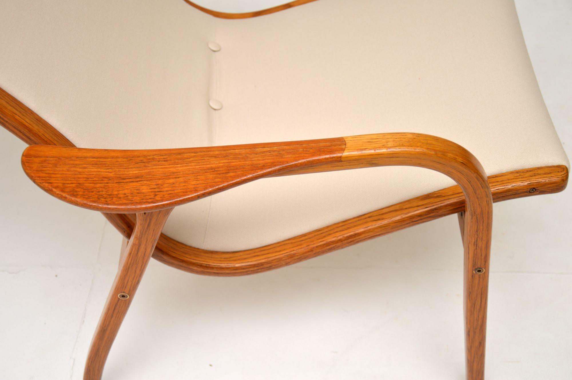 1960s Vintage Swedish Teak Lamino Armchair by Yngve Ekstrom 2