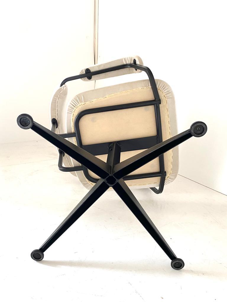 1960s vintage swivel velvet desk chair 2