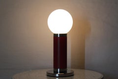Lampe de bureau chrome vintage, Italie, annes 1960