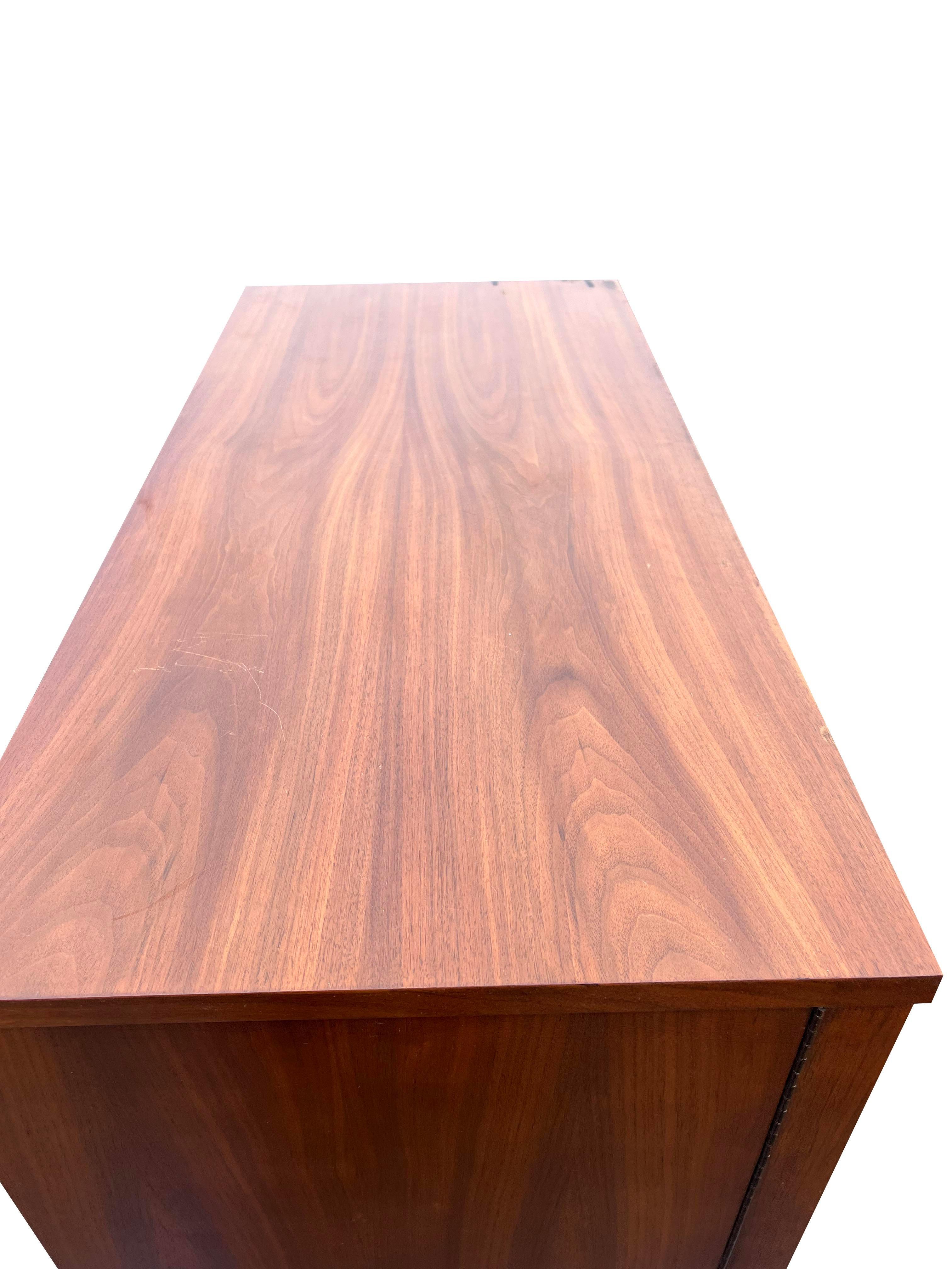 Mid-Century Modern 1960s Vintage Tall Highboy Dresser Perspecta by Kent Coffey in Brasilia Style