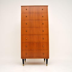 Commode haute vintage à tiroirs des années 1960