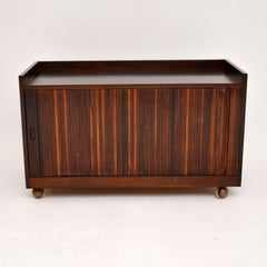 1960s Vintage Tambour Front Sideboard / Haberdashery Cabinet