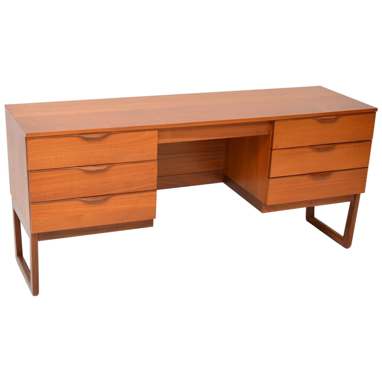 1960s Vintage Teak Desk