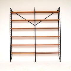 1960's Vintage Teak Ladderax Bookcase Shelving