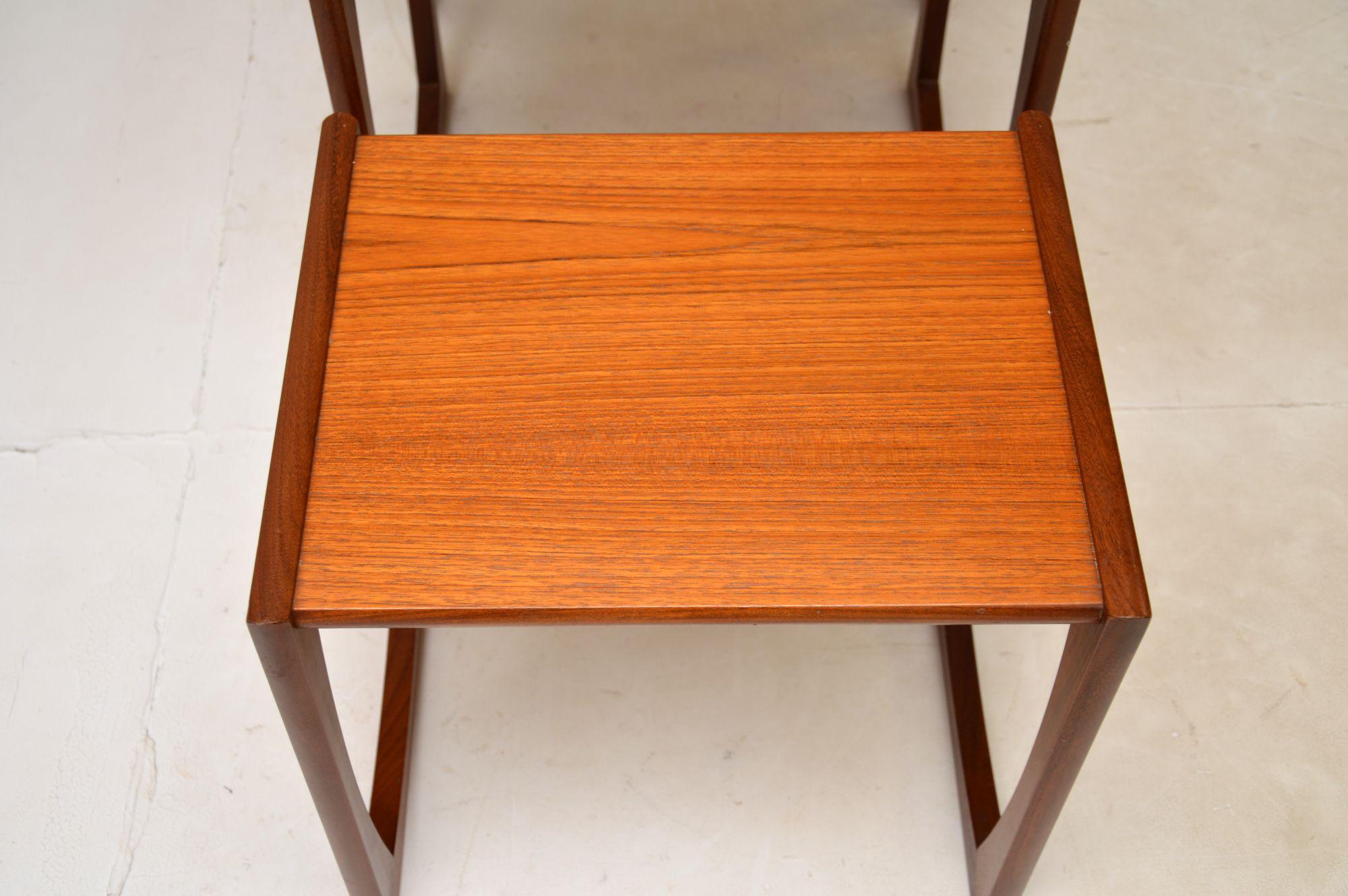 1960s Vintage Teak Nest of Tables by G Plan In Good Condition In London, GB
