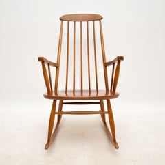 Vintage Teak Rocking Chair by Stol Kamnik, circa 1960s