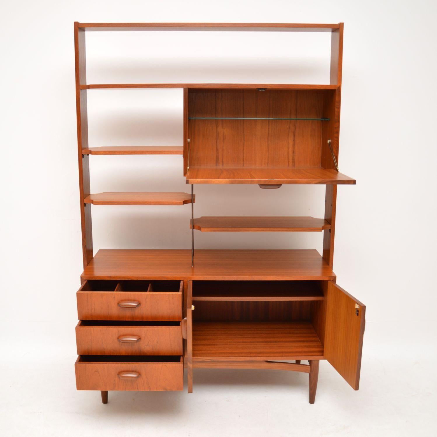 Mid-20th Century 1960s Vintage Teak Room Divider / Bookcase by G-Plan