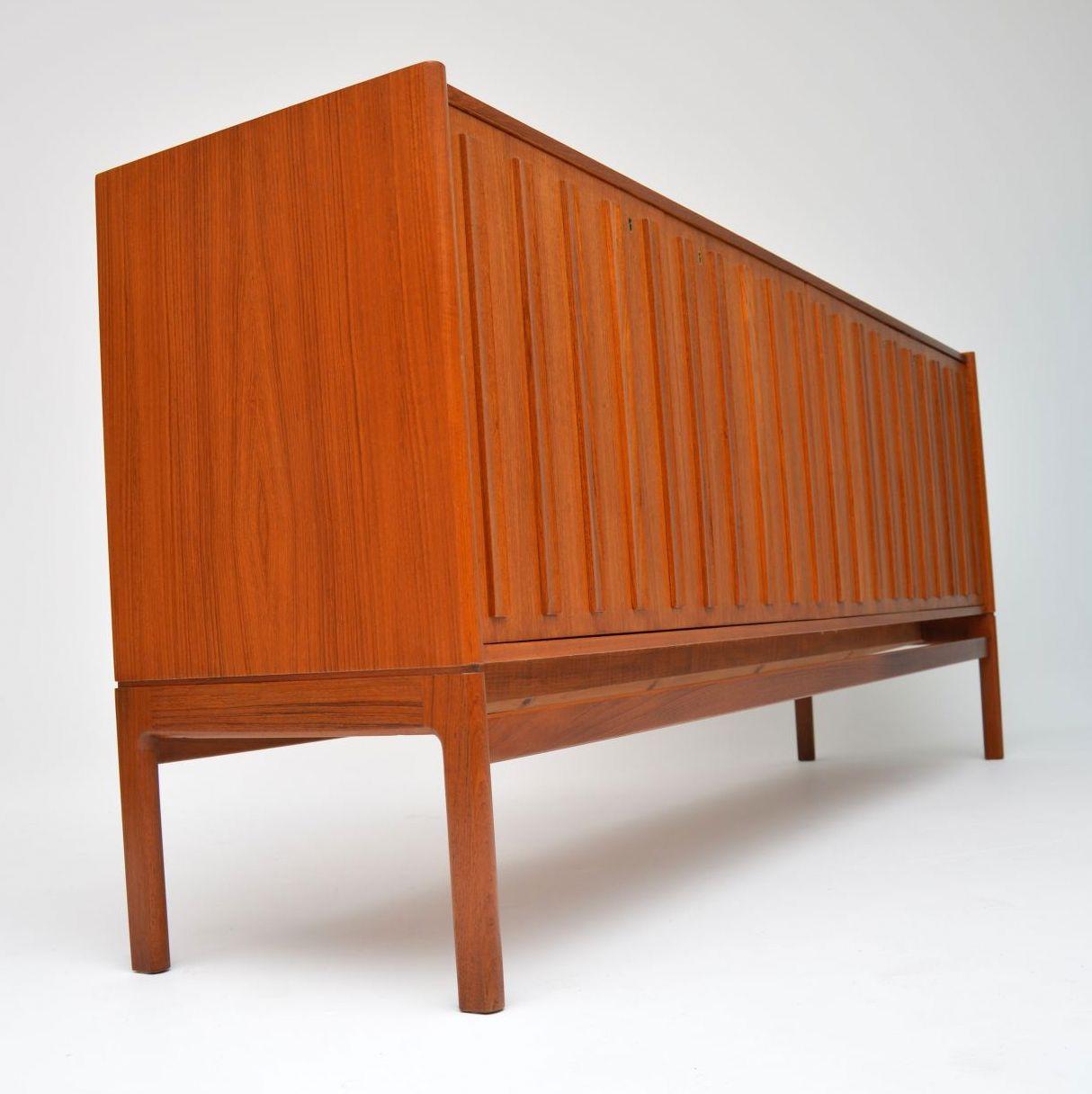 Mid-Century Modern 1960s Vintage Teak Sideboard by Arne Halvorsen for L. Jacobsen