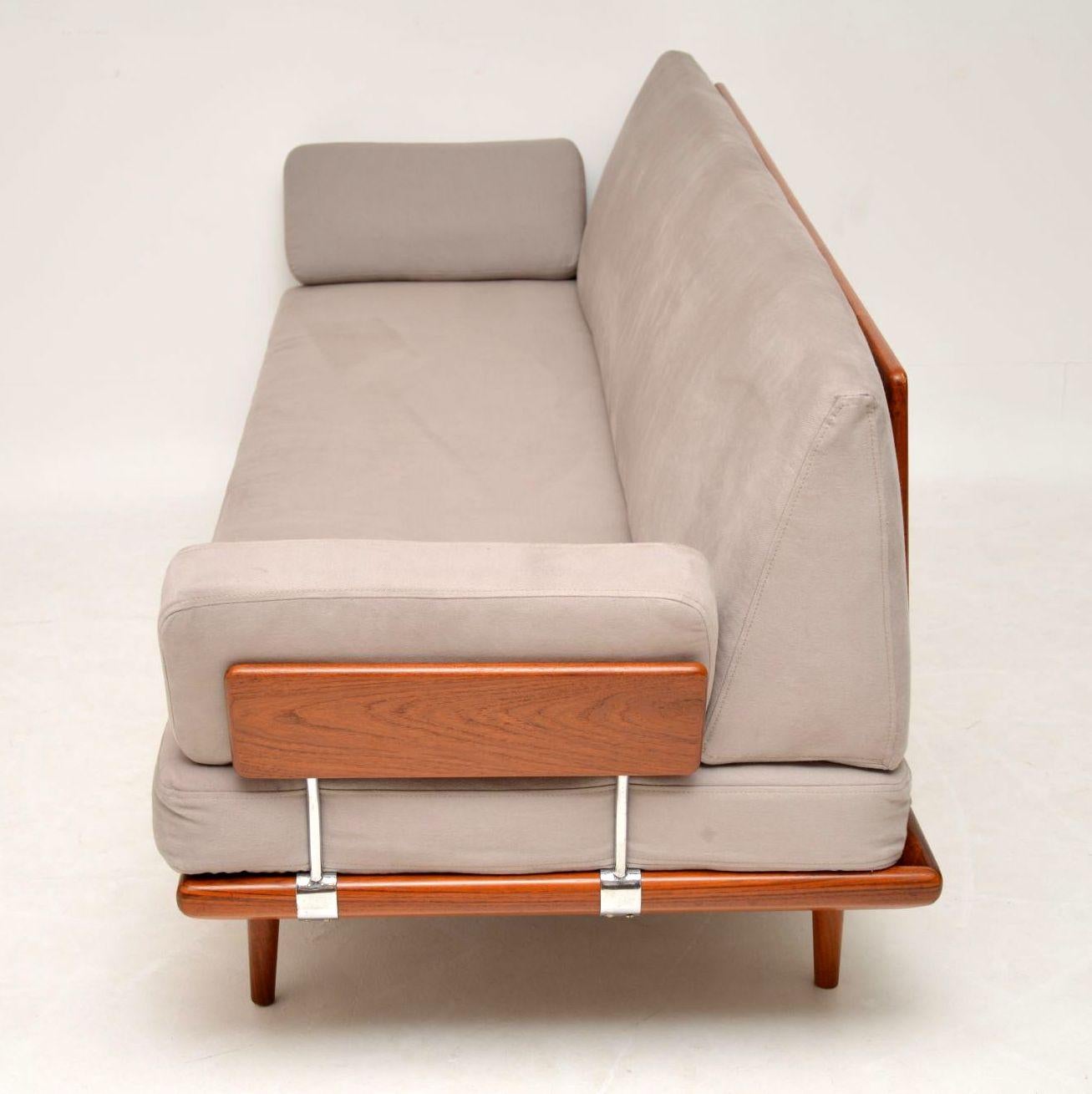 Danish 1960s Vintage Teak Sofa / Daybed by Peter Hvidt & Orla Molgaard Nielsen