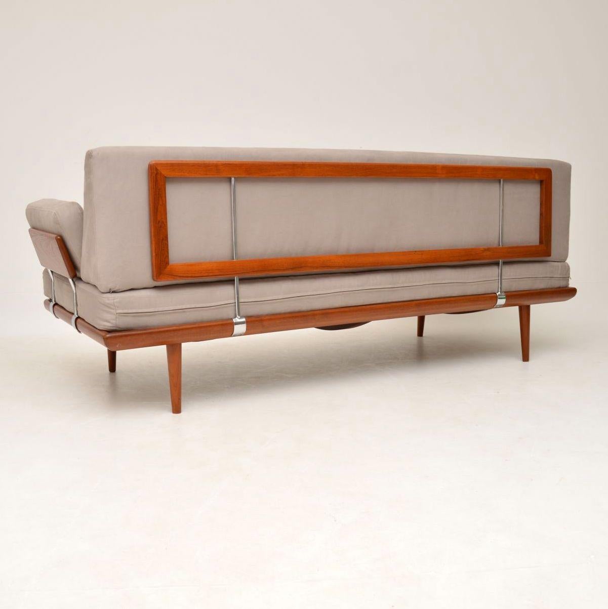 1960s Vintage Teak Sofa / Daybed by Peter Hvidt & Orla Molgaard Nielsen In Good Condition In London, GB