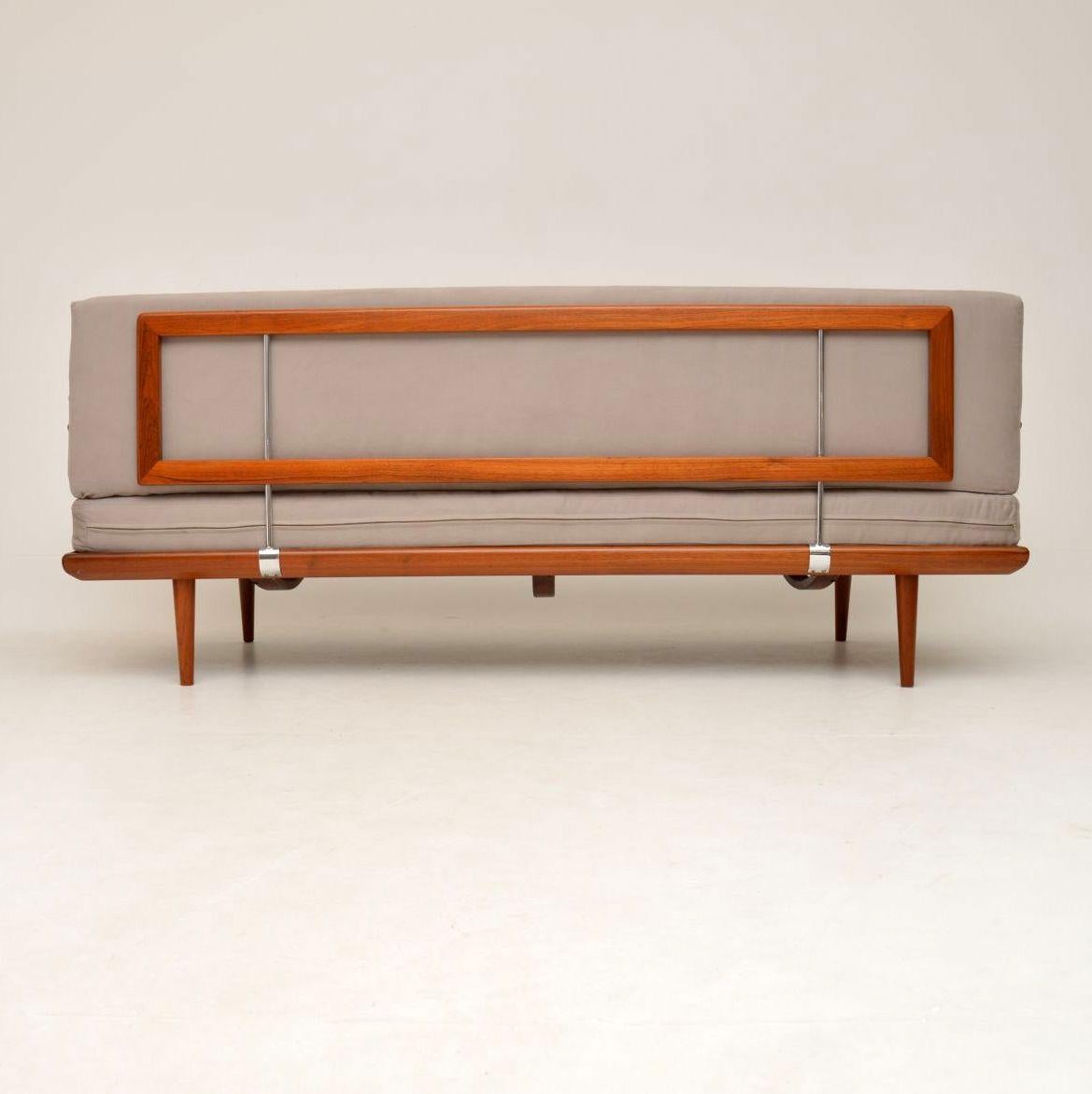 Mid-20th Century 1960s Vintage Teak Sofa / Daybed by Peter Hvidt & Orla Molgaard Nielsen