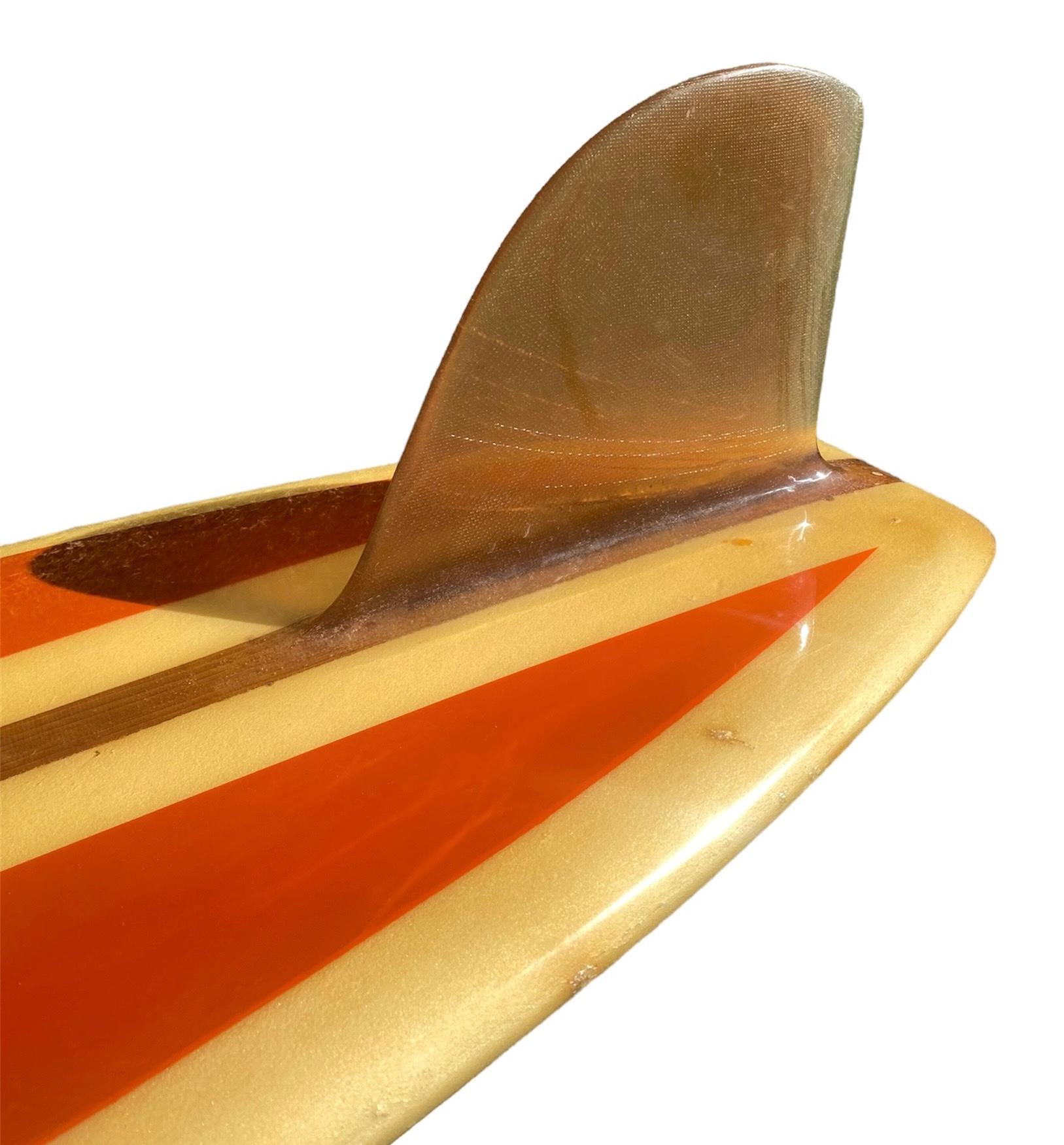 American 1960s Vintage Ten Toes classic longboard