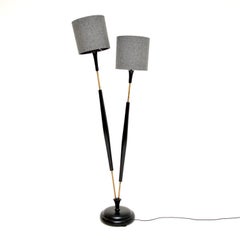 1960's Vintage Two Headed Floor Lamp