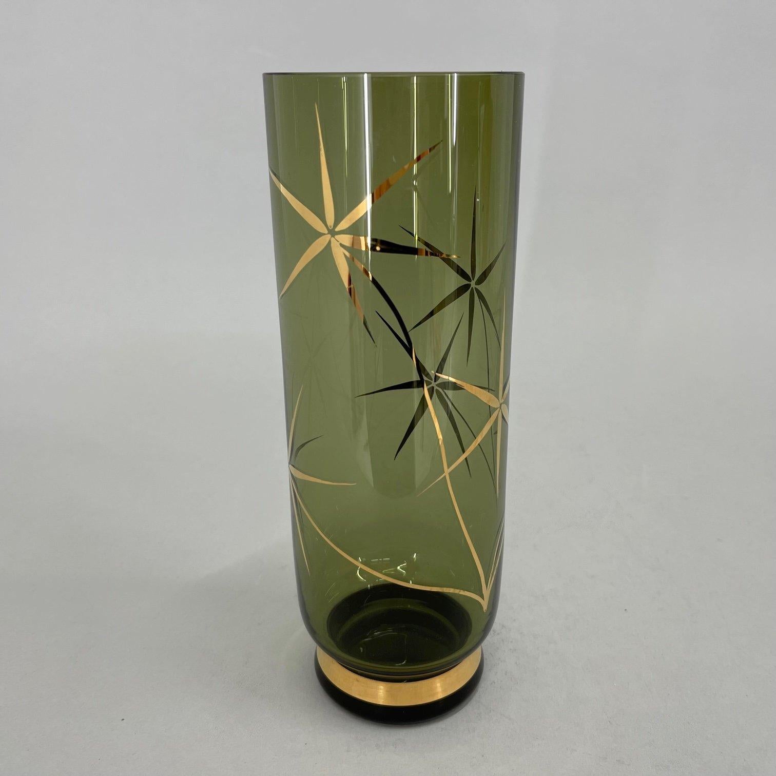 Vintage-Vase aus der ehemaligen Tschechoslowakei, hergestellt in den 1960er Jahren.