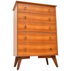 1960s Vintage Walnut Chest of Drawers by Alfred Cox