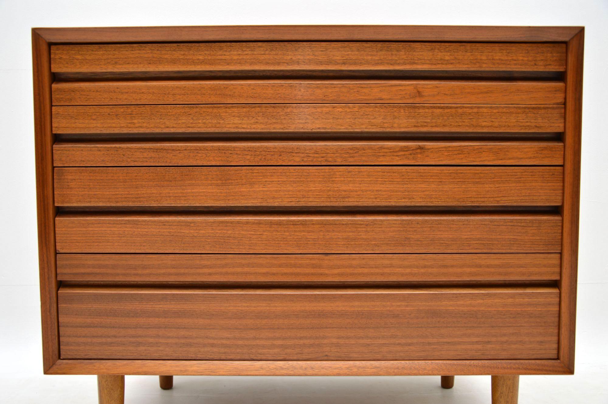 Danish 1960s, Vintage Walnut Chest of Drawers by Poul Cadovius