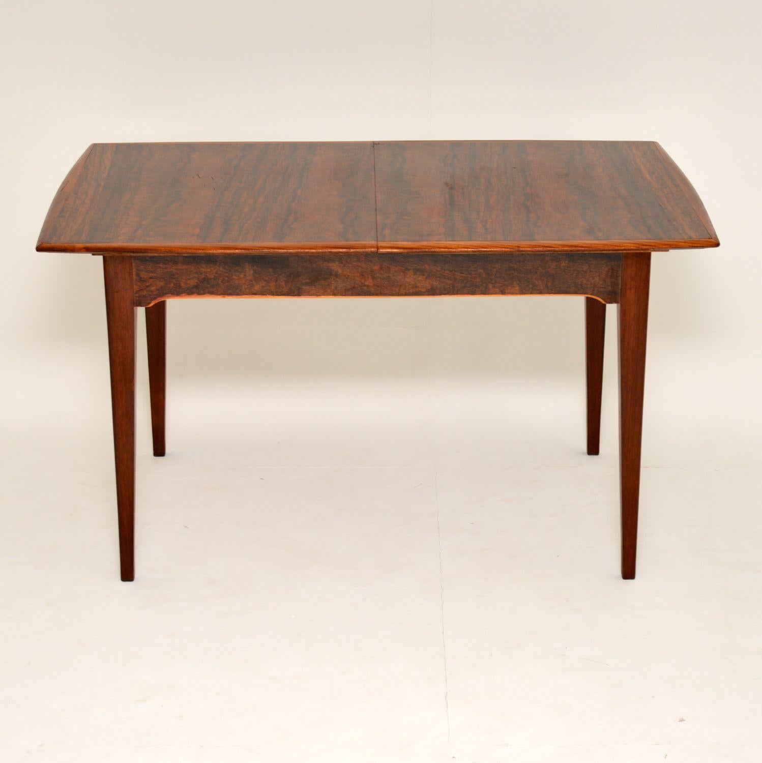 Mid-Century Modern 1960s Vintage Walnut Dining Table by Alfred Cox