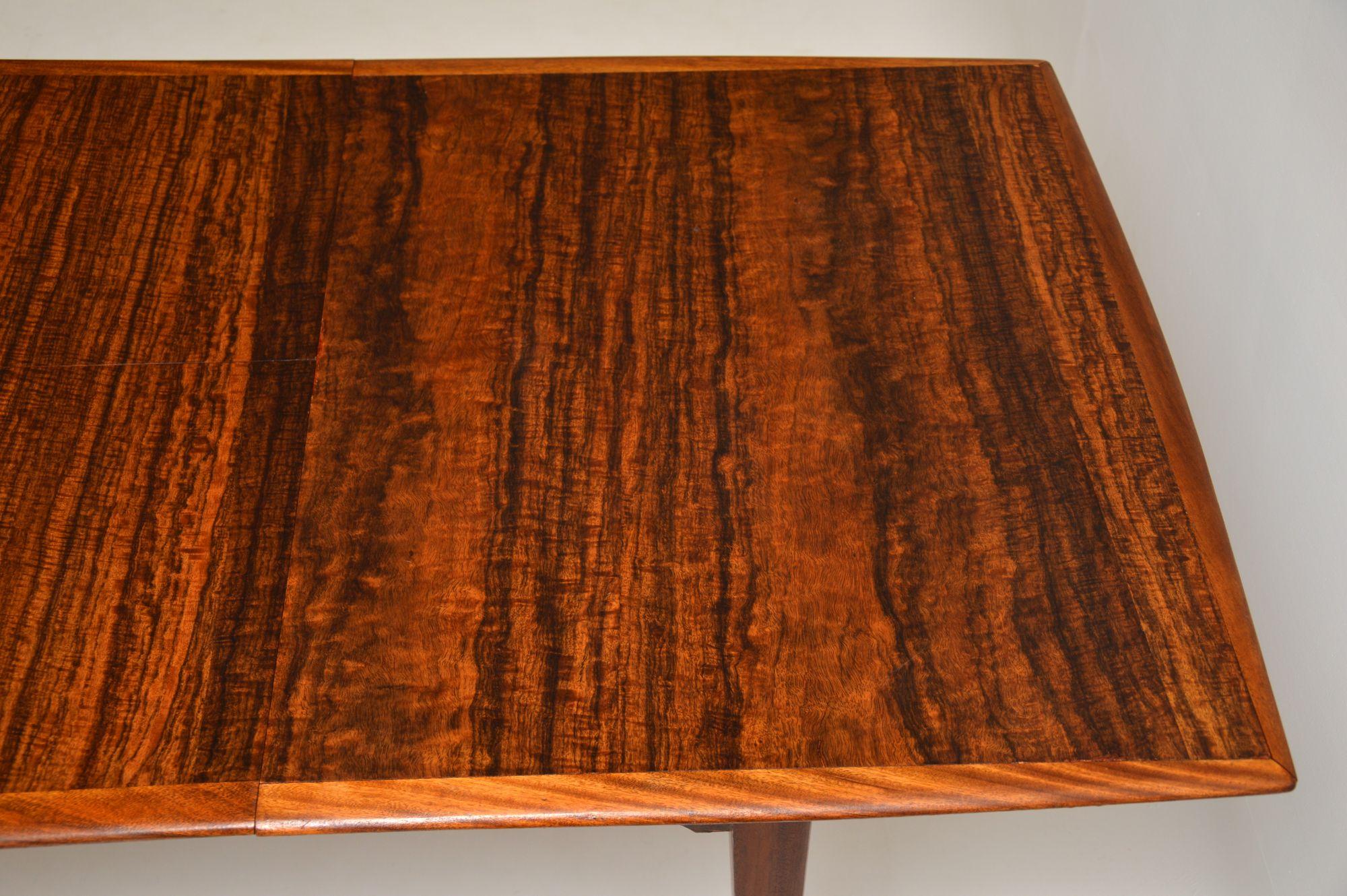 1960s Vintage Walnut Dining Table by Alfred Cox 1