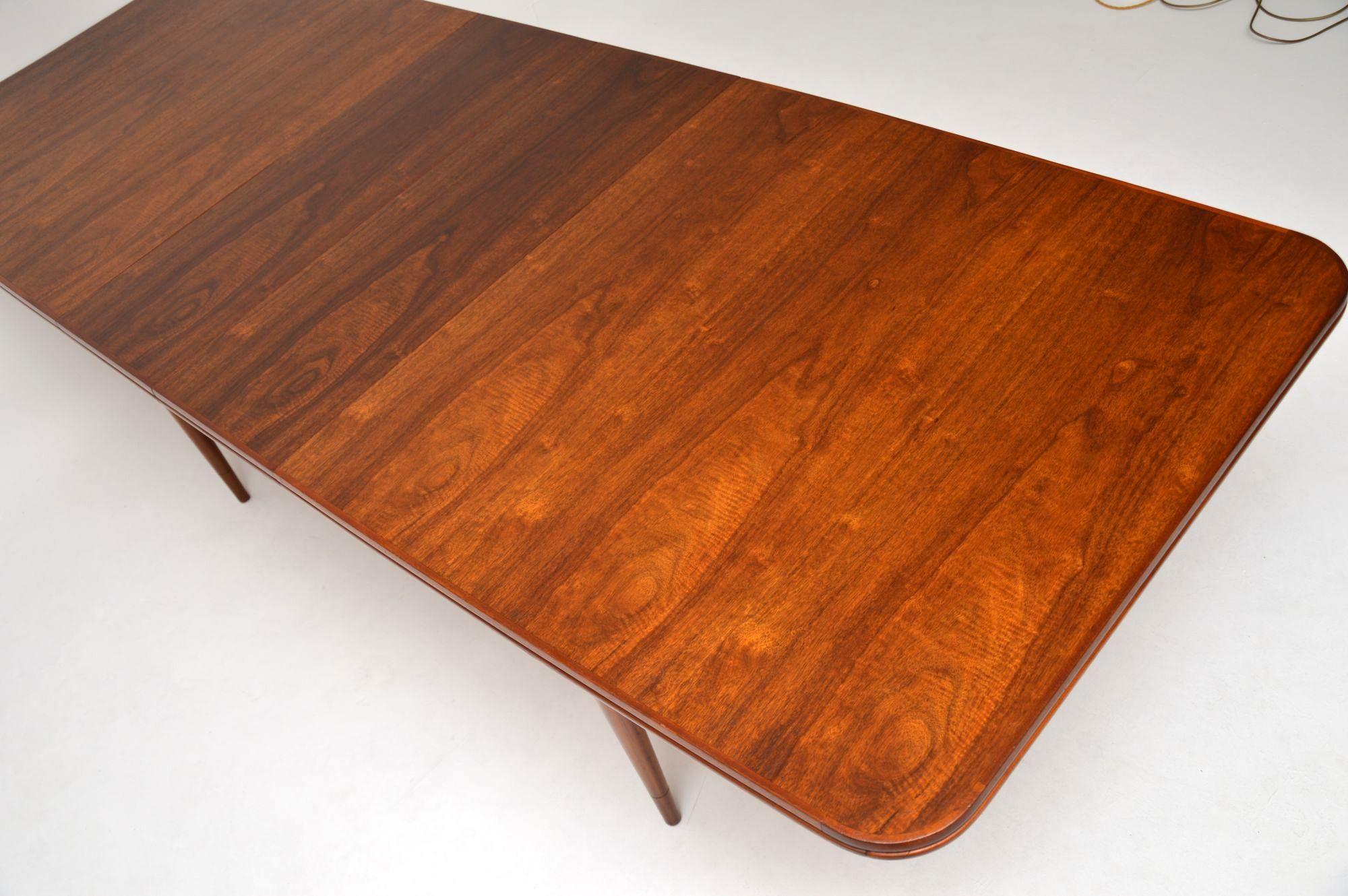 1960s Vintage Walnut Dining Table by Robert Heritage for Archie Shine 1