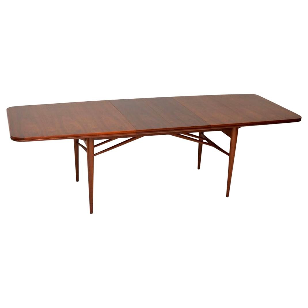 1960s Vintage Walnut Dining Table by Robert Heritage for Archie Shine