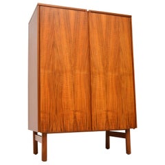 1960s Vintage Walnut Drinks Cabinet by Robert Heritage for Archie Shine