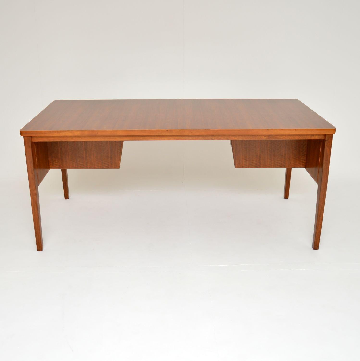 1960's Vintage Walnut Executive Desk by Gordon Russell 4