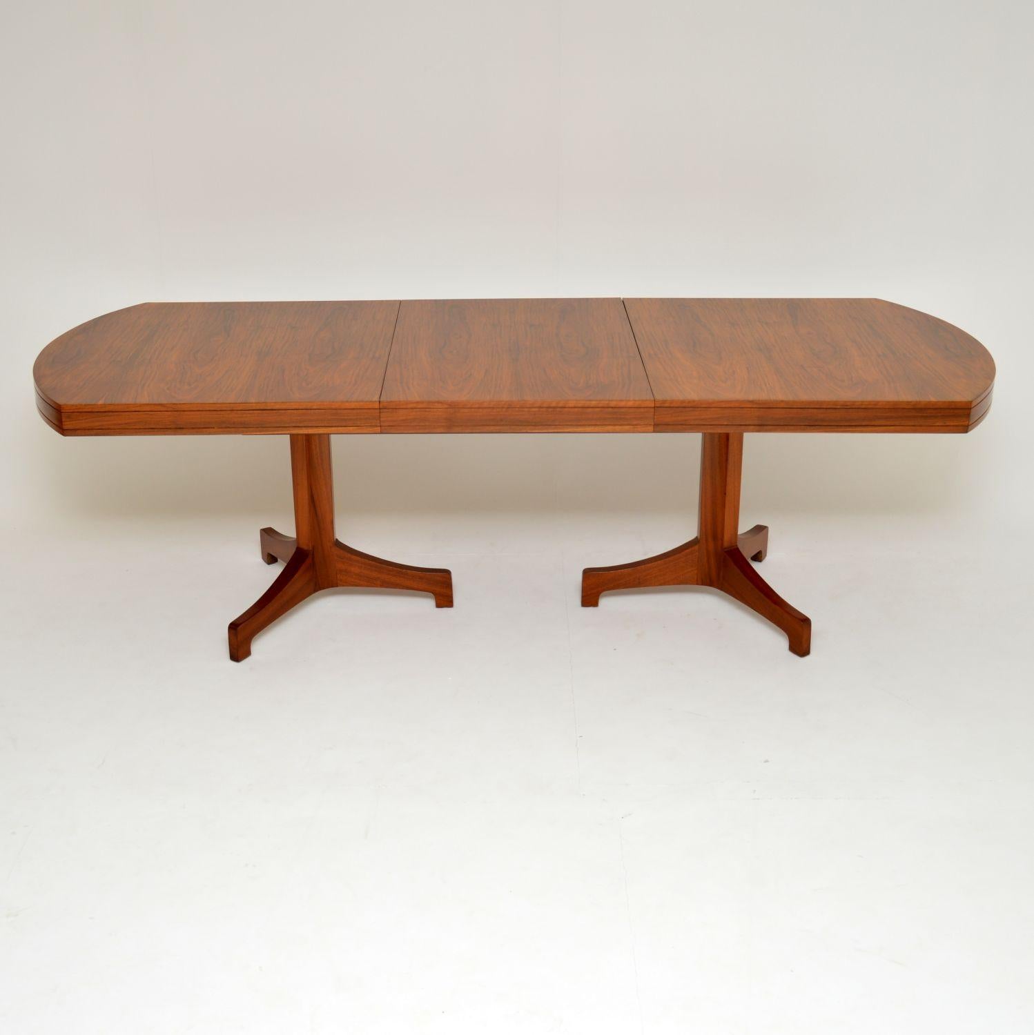 vintage walnut dining table