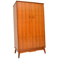 1960s Vintage Walnut Wardrobe by Alfred Cox