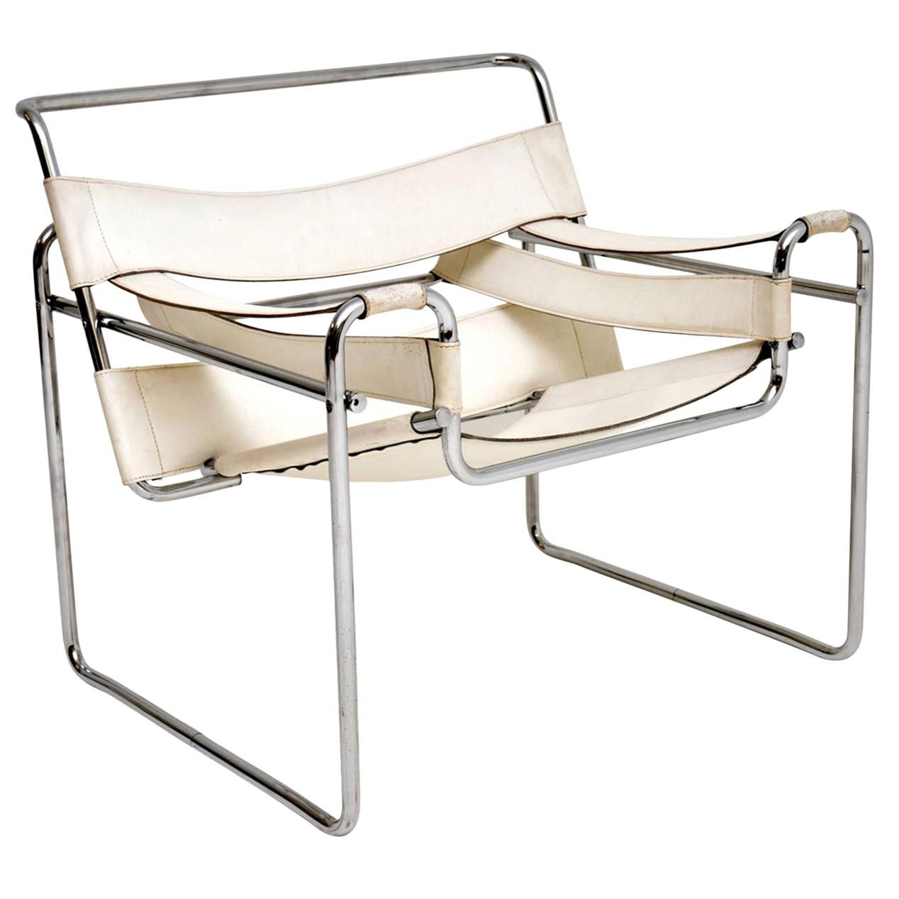1960s Vintage Wassily Armchair by Marcel Breuer for Gavina