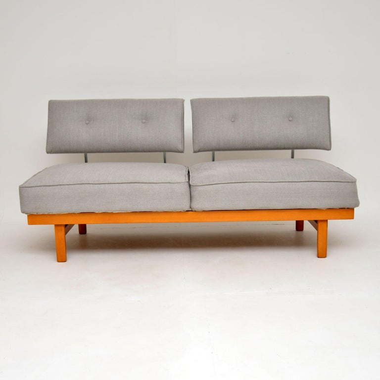 Mid-Century Modern 1960's Vintage Wilhelm Knoll Sofa Bed For Sale