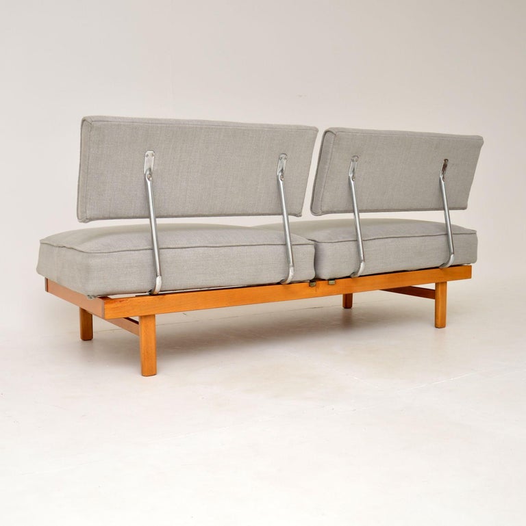 Beech 1960's Vintage Wilhelm Knoll Sofa Bed For Sale