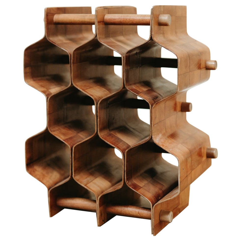 1960's vintage winerack by Torsten Johansson
