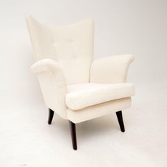 1960's Retro Wing Armchair by Howard Keith