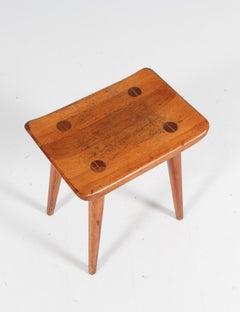 Tabouret en pin 'Visingsö' de Carl Malmsten, 1960
