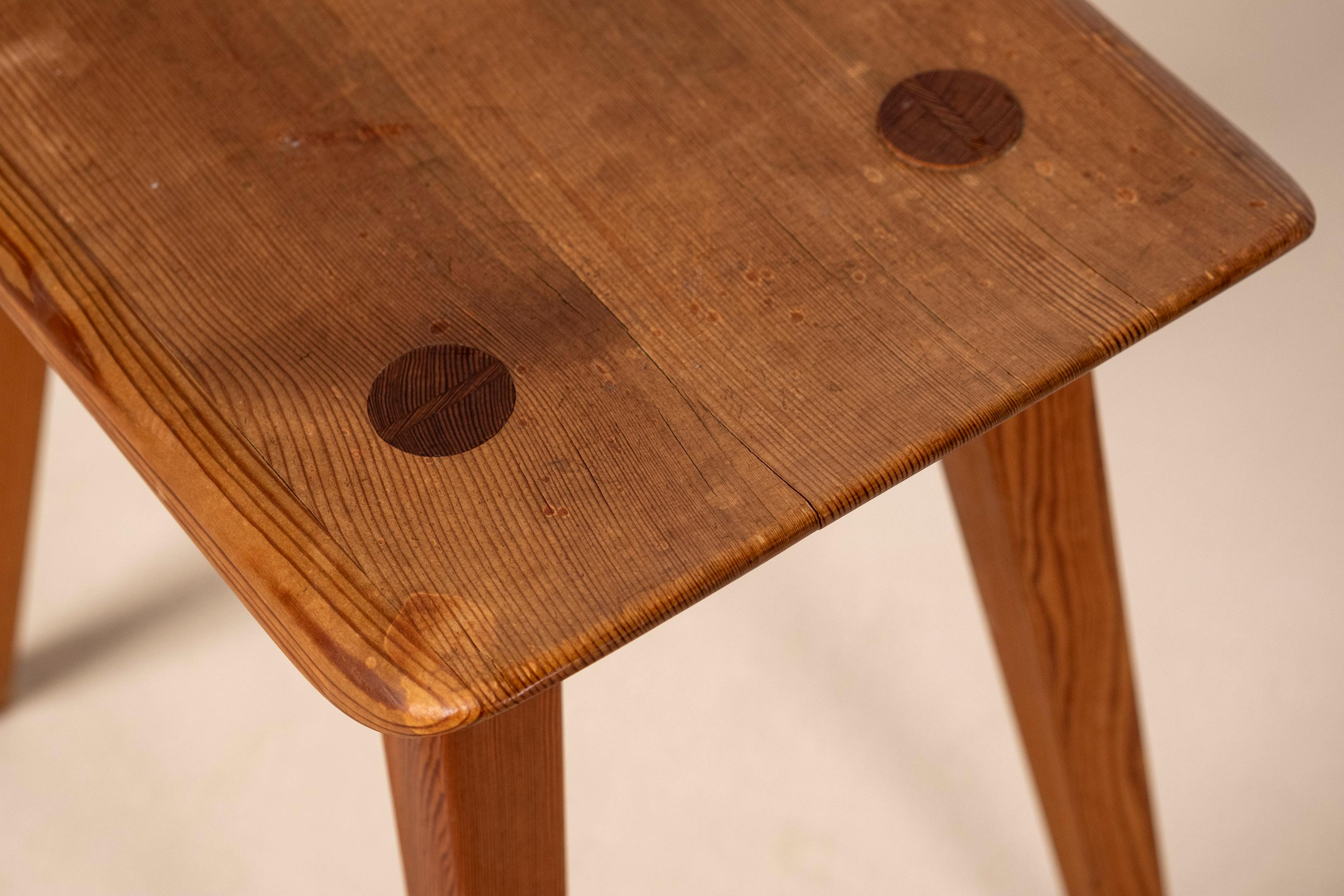 1960 Tabouret Visingsö par Carl Malmsten, Suède en vente 5