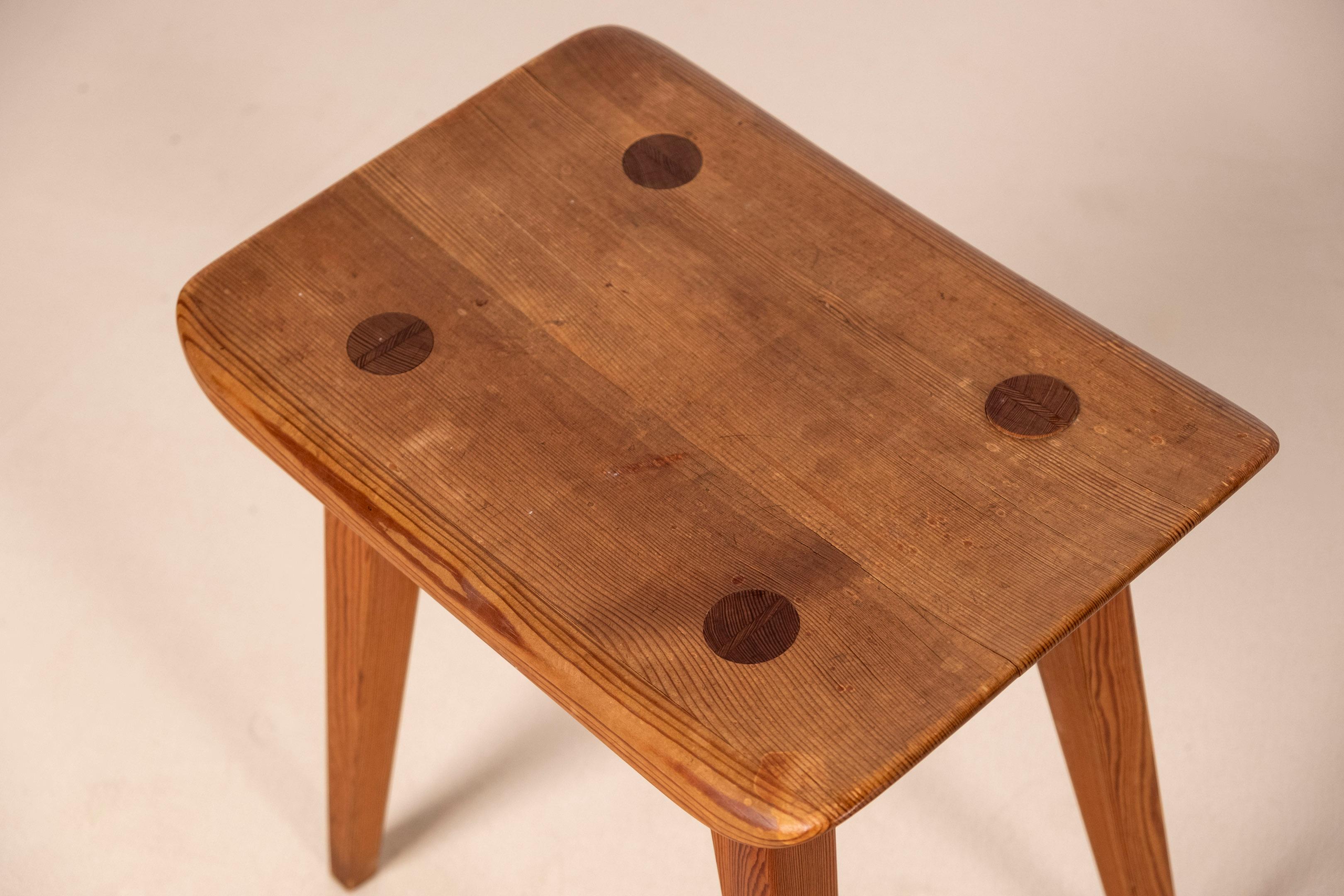 1960 Tabouret Visingsö par Carl Malmsten, Suède en vente 6