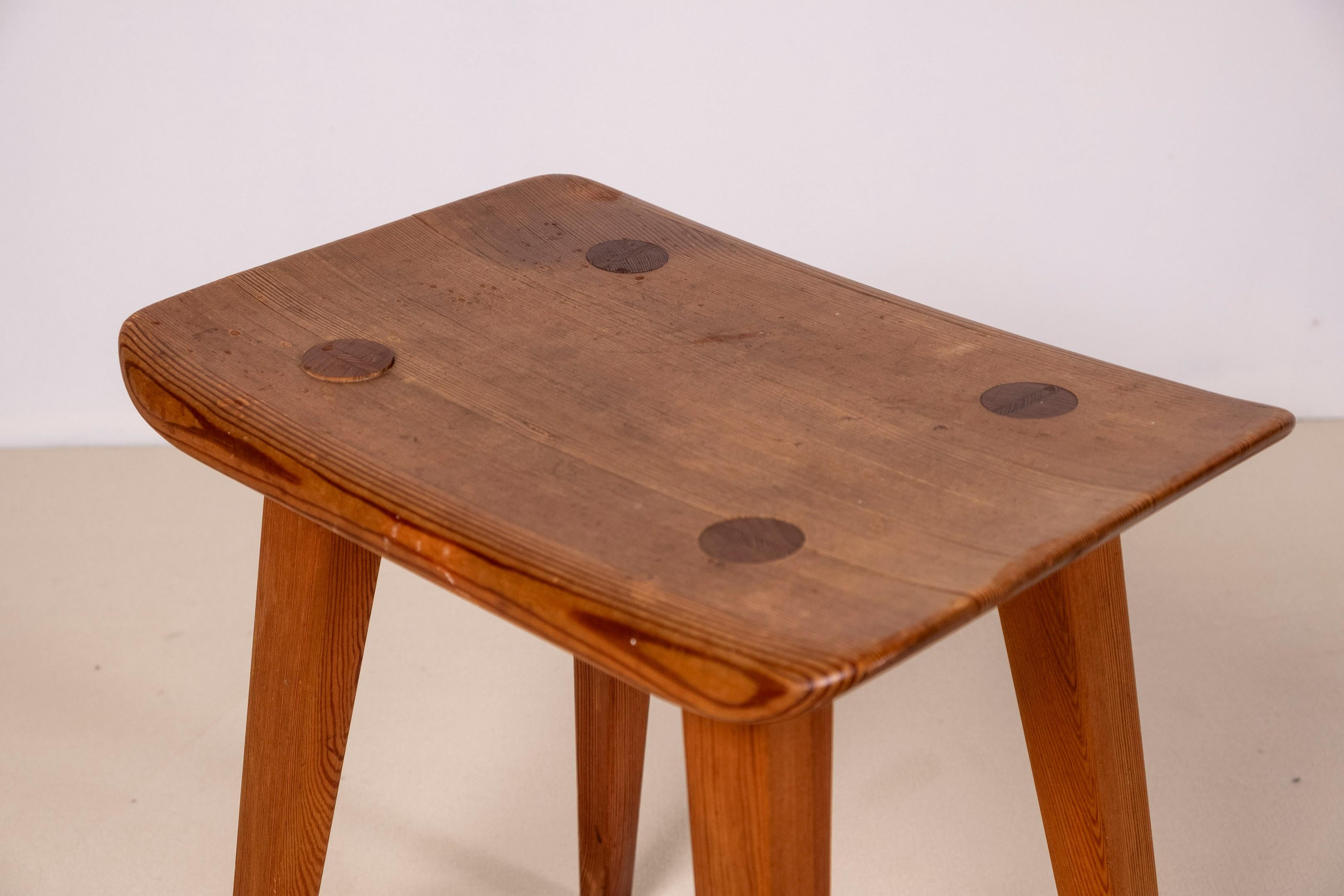 1960 Tabouret Visingsö par Carl Malmsten, Suède en vente 1