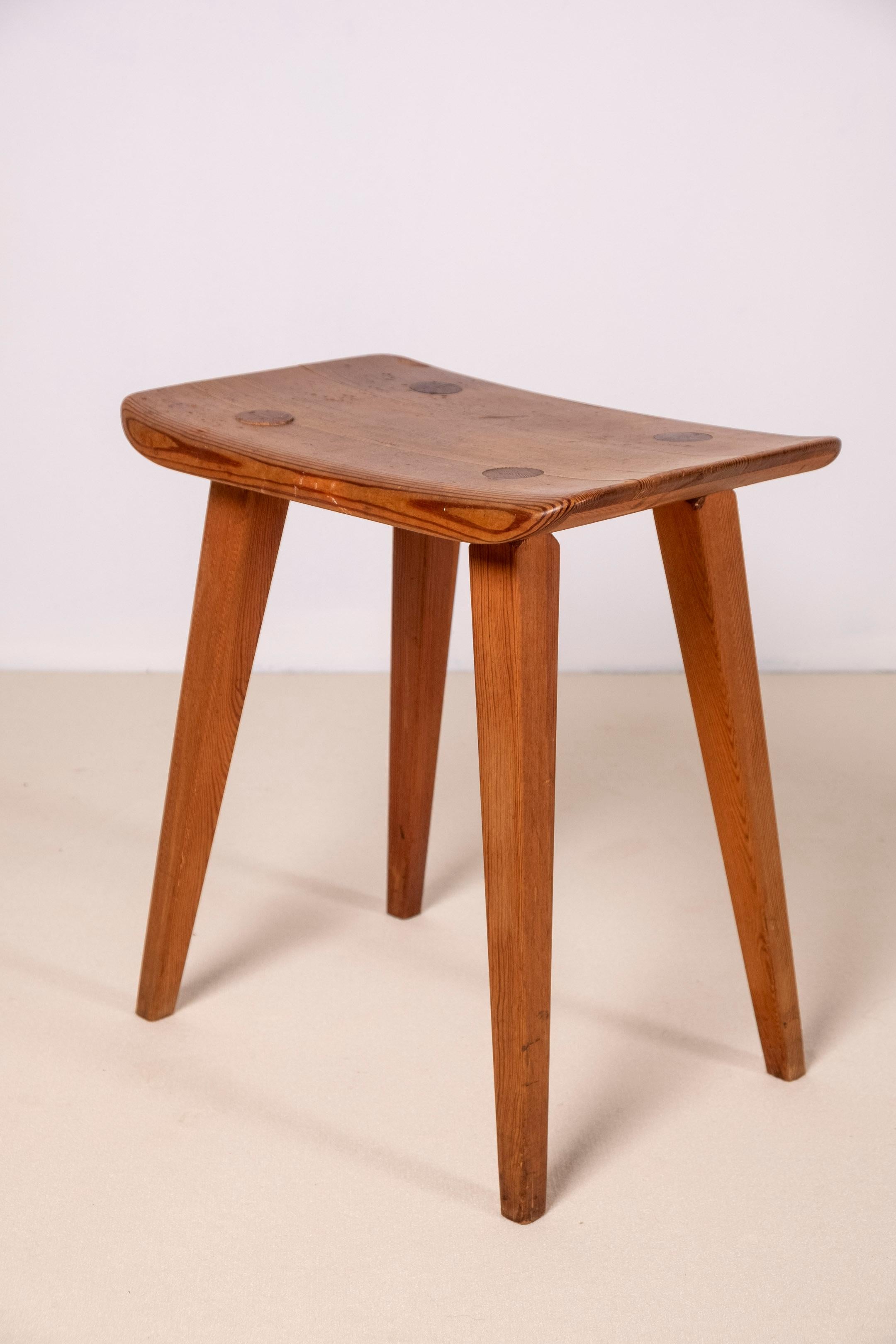 1960 Tabouret Visingsö par Carl Malmsten, Suède en vente 2