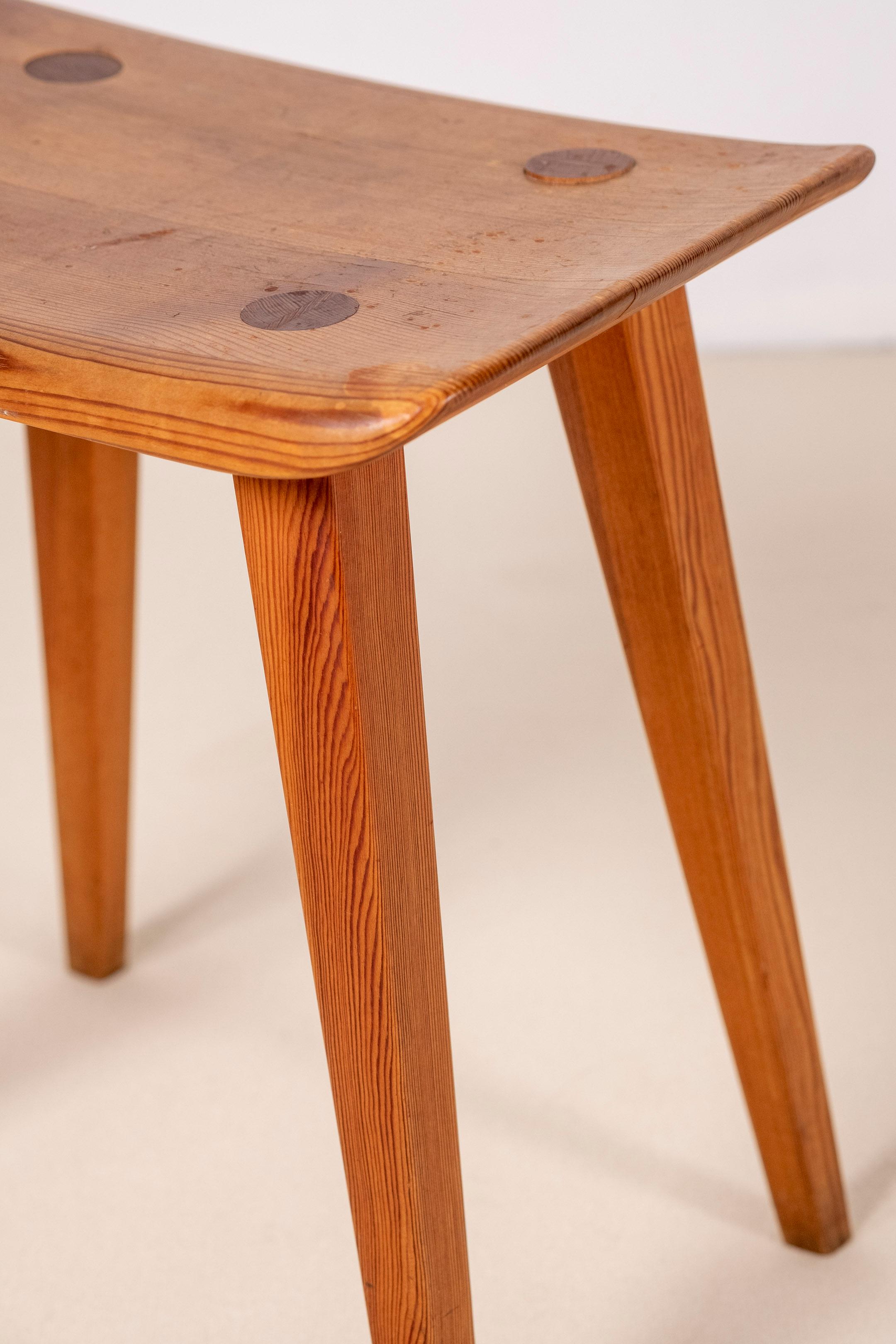 1960 Tabouret Visingsö par Carl Malmsten, Suède en vente 3