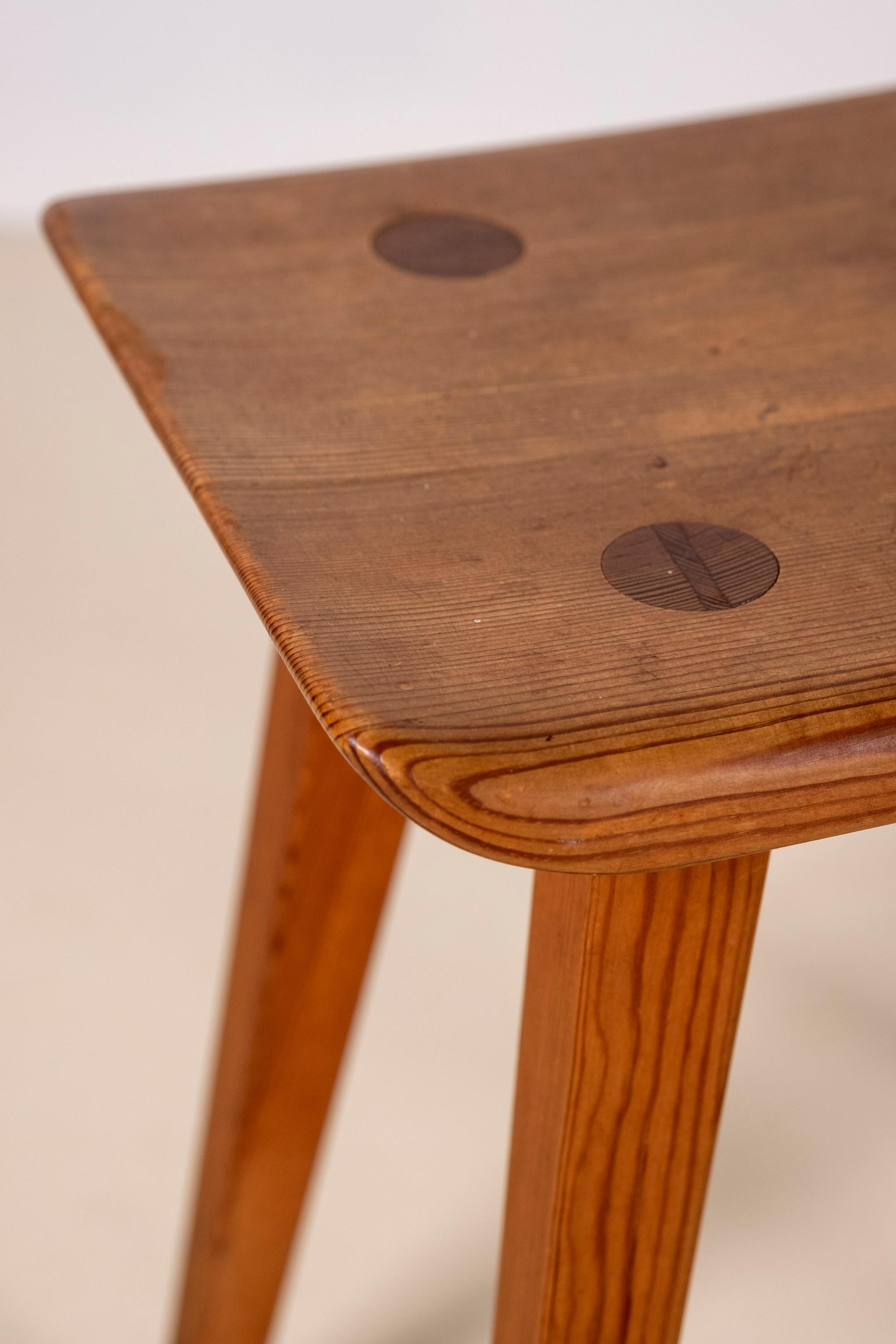 1960 Tabouret Visingsö par Carl Malmsten, Suède en vente 4