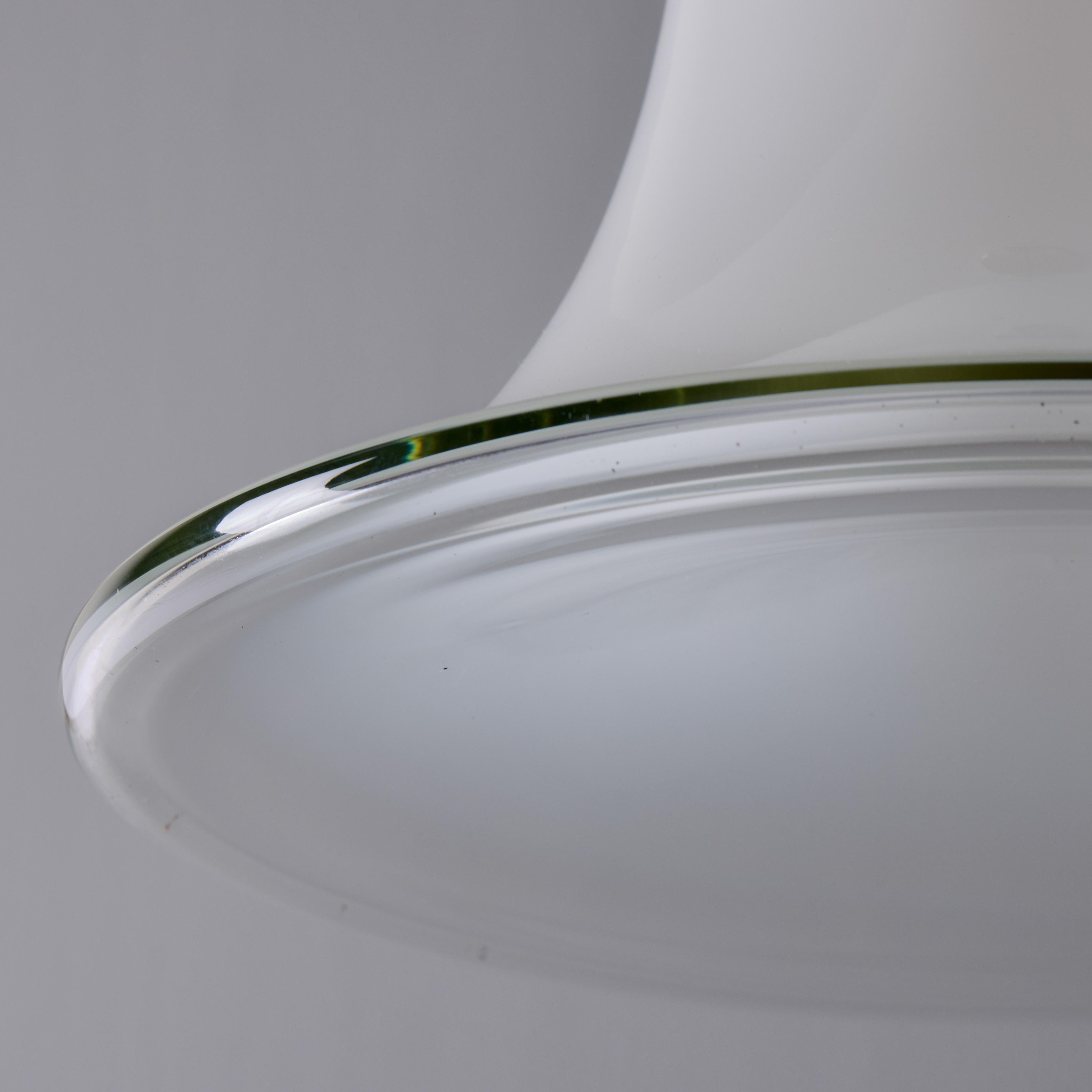 Lampada a sospensione in vetro soffiato di Murano Vistosi Model #L261 