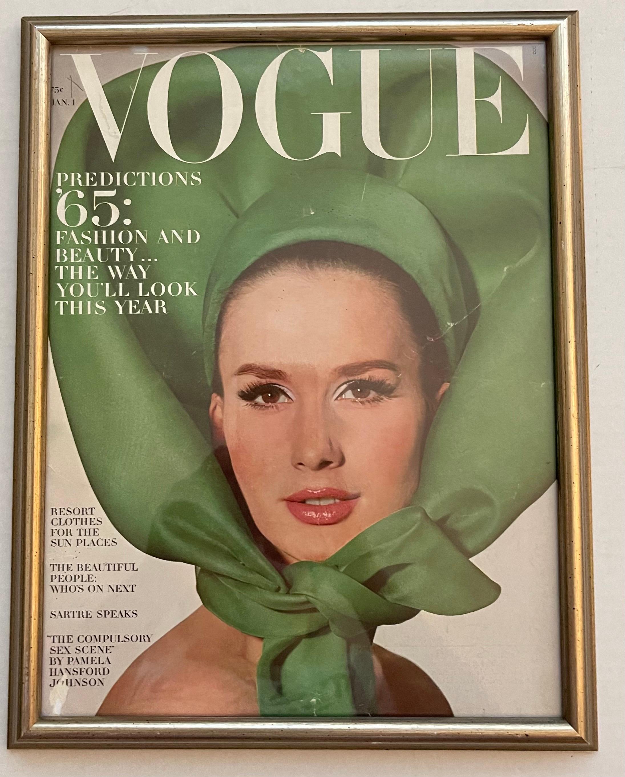 1960s Vogue Magazine Framed Covers, Set of 3 6
