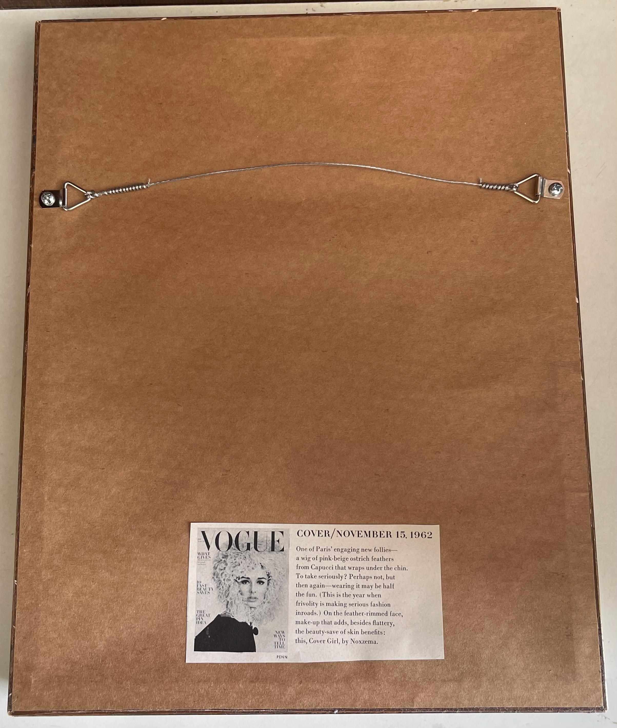 1960s Vogue Magazine Framed Covers, Set of 3 For Sale 9