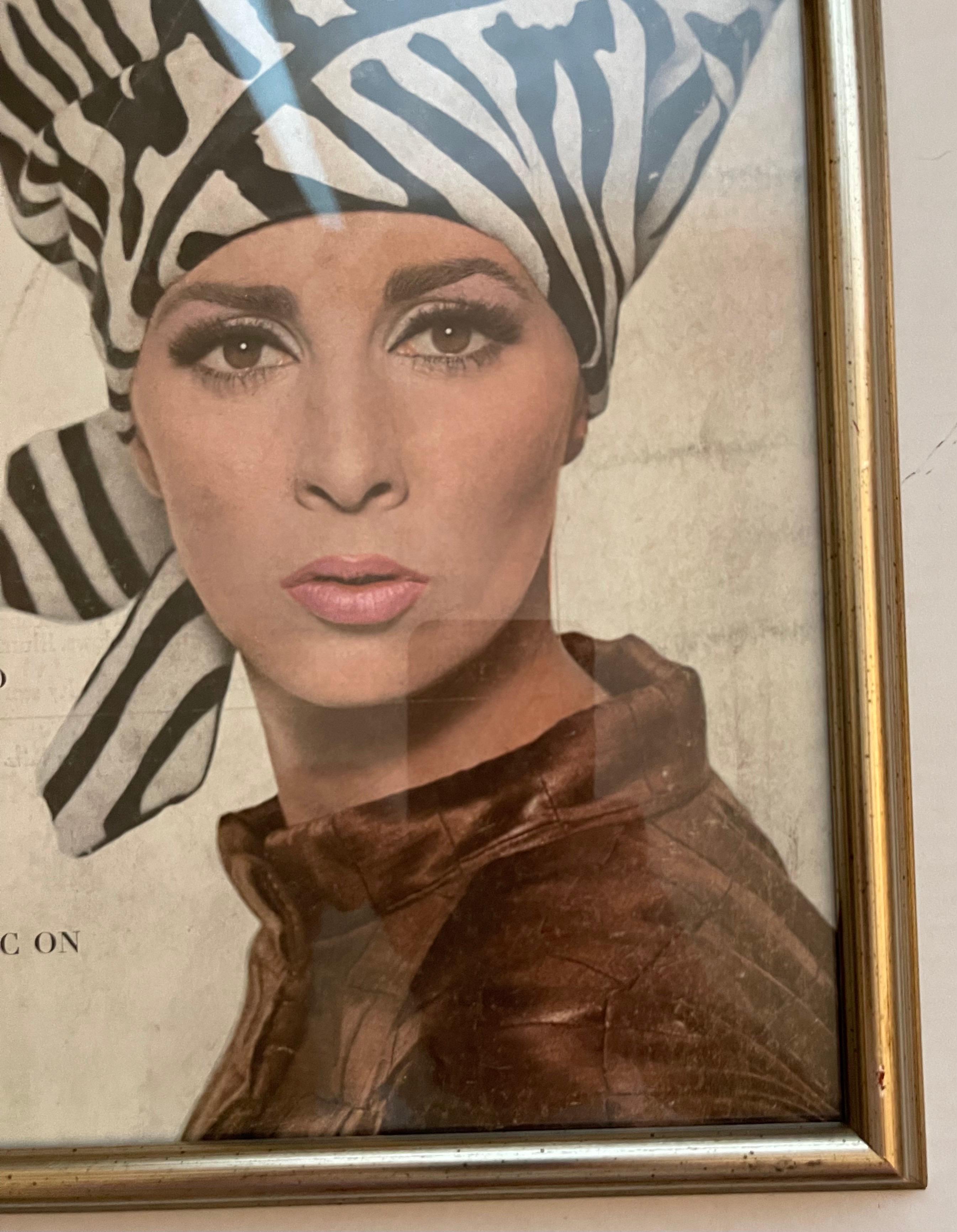American 1960s Vogue Magazine Framed Covers, Set of 3 For Sale