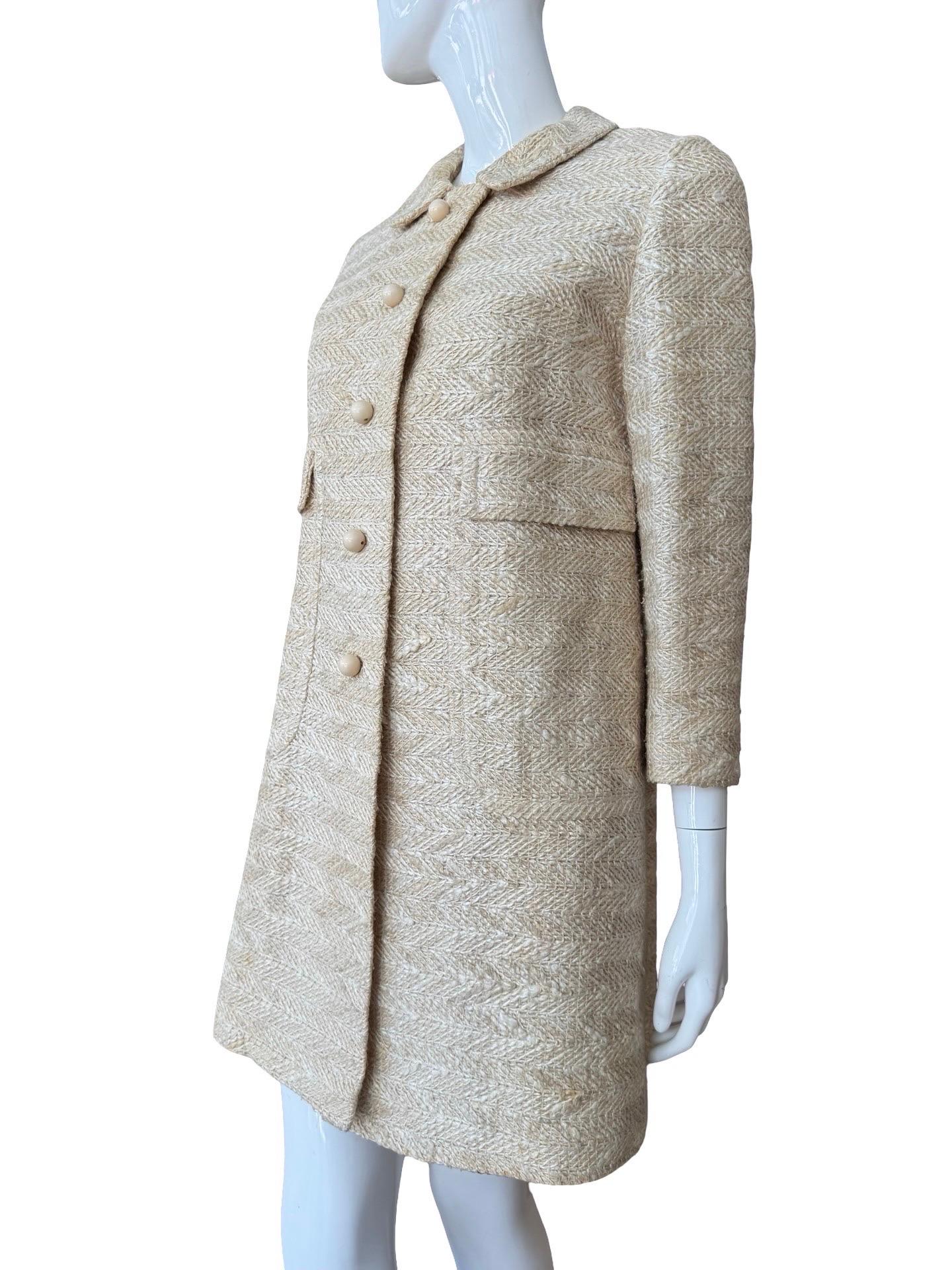 1960s VOLK Dallas Woven Coates Unisexe en vente