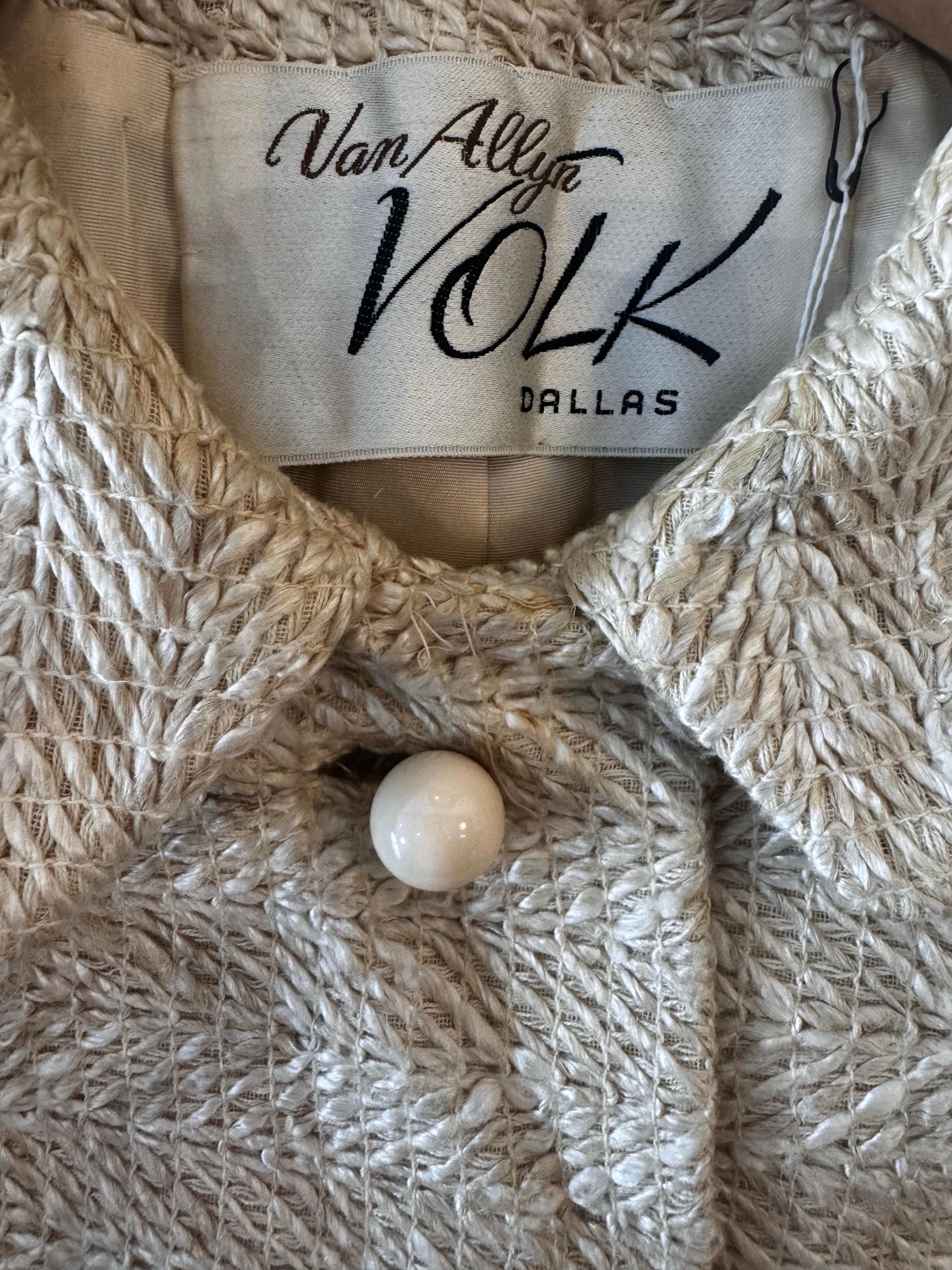 1960s VOLK Dallas Woven Coates en vente 4