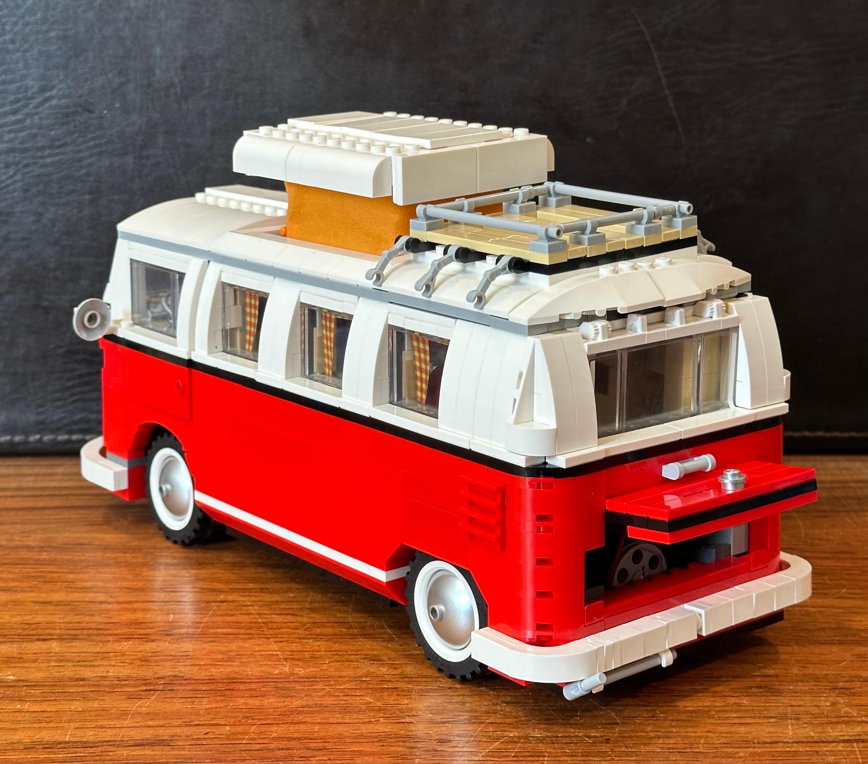 1960s Volkswagen T1 Camper Van Lego Model #10220 with Instructions For Sale 4