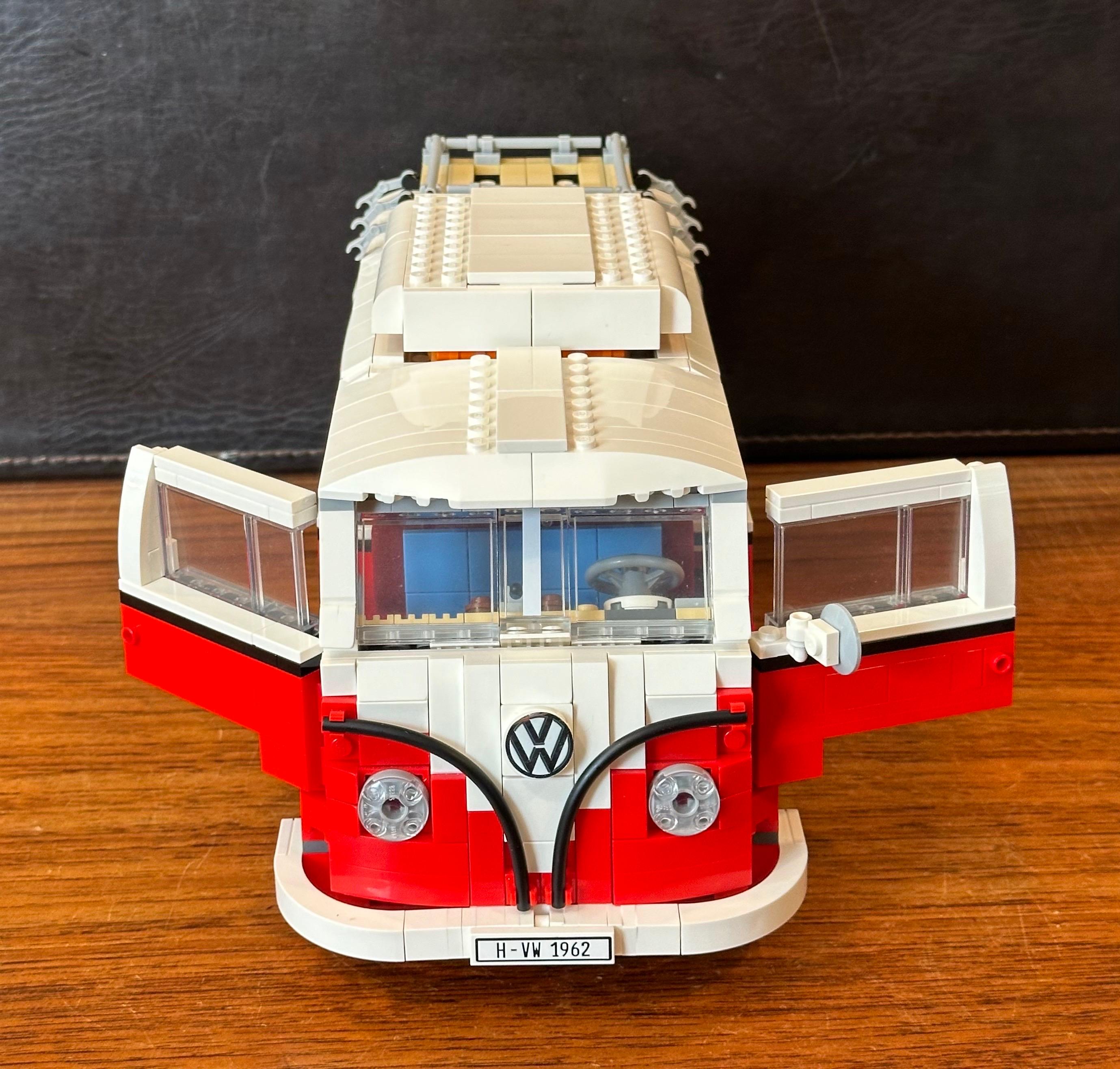 1960s Volkswagen T1 Camper Van Lego Model #10220 with Instructions For Sale 6